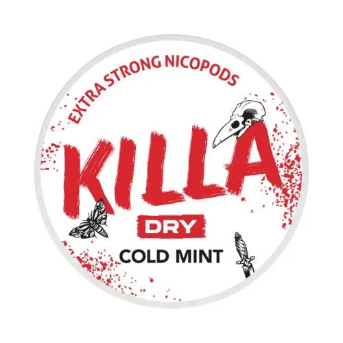 Killa Dry Cold Mint Nicotine Pouches