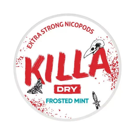 Killa Dry Frosted Mint Nicotine Pouches