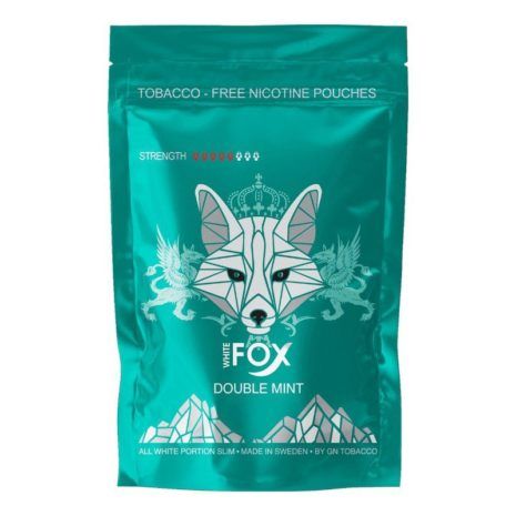 White Fox Double Mint Slim Soft Pack Nicotine Pouches