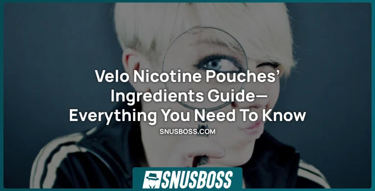 Velo Nicotine Pouches’ Ingredients Guide—Everything You Need To Know