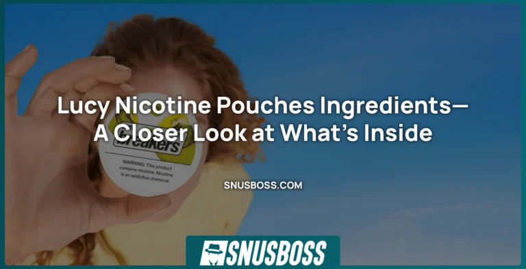 Lucy Nicotine Pouches Ingredients—A Closer Look at What’s Inside