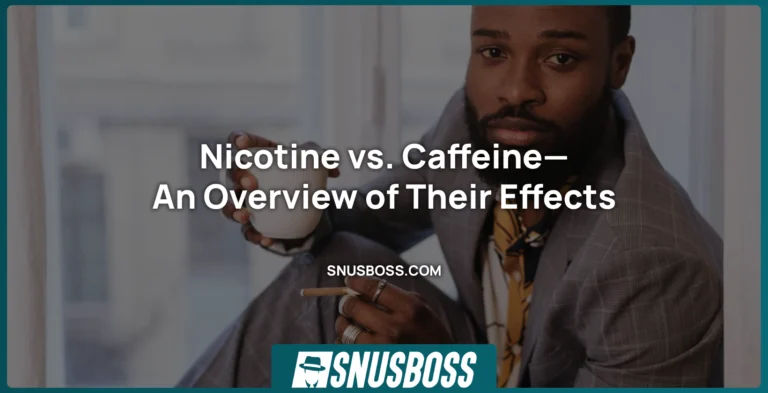 Nicotine vs. Caffeine—An Overview of Their Effects
