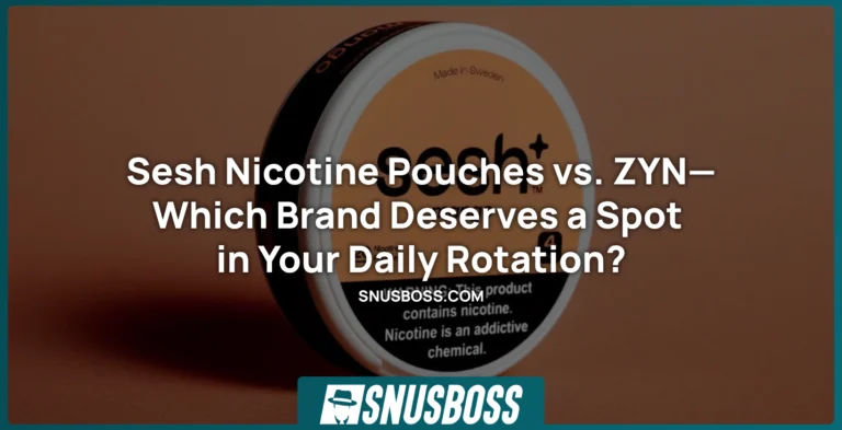 Sesh Nicotine Pouches vs. ZYN—Which Brand Deserves a Spot in Your Daily Rotation?
