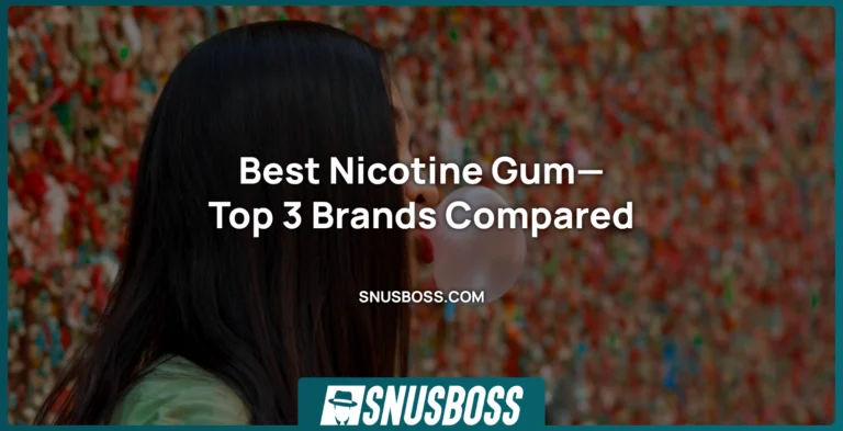 Best Nicotine Gum—Top 3 Brands Compared