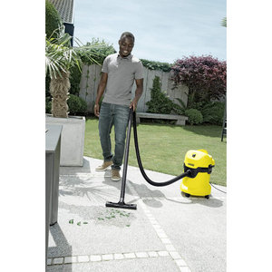 Karcher KWD3SV19 Bidone Aspiratutto Solidi e Liquidi Capacità 19 Lt Potenza  1000 W colore giallo e nero - Pulizia superfici Bidoni aspiratutto -  ClickForShop