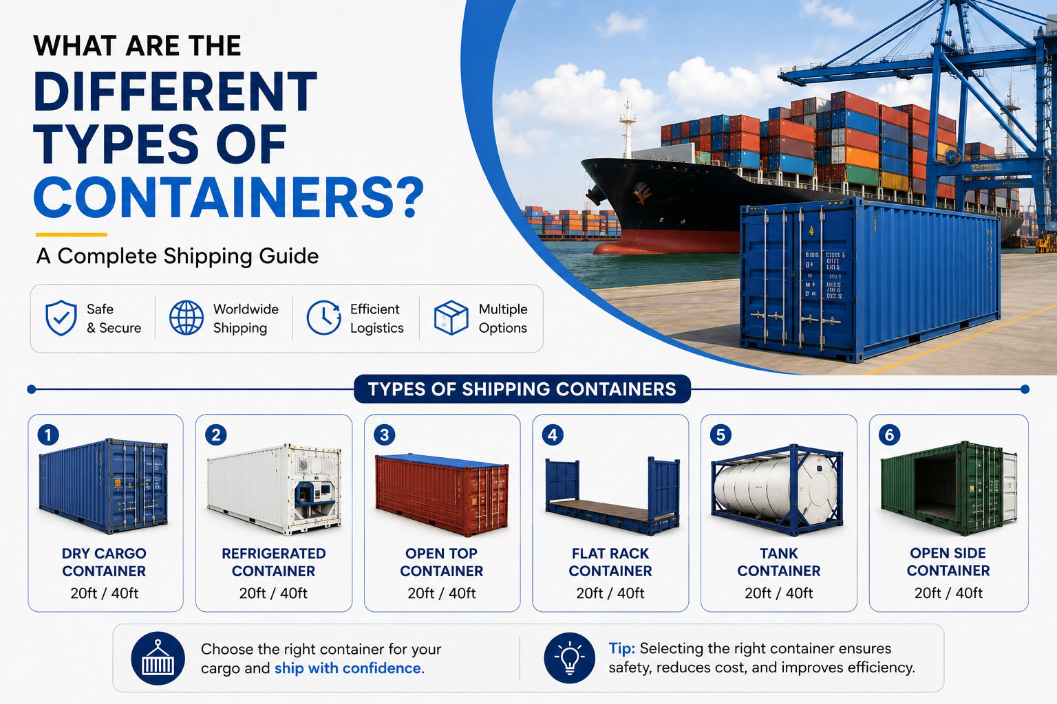 What Are the Different Types of Containers - A Complete Shipping Guide