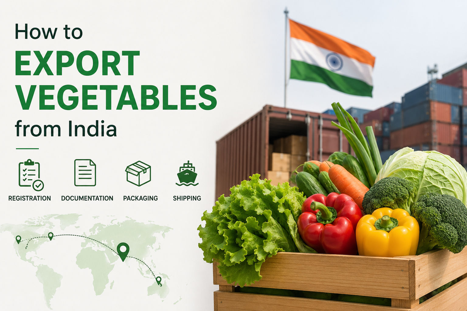 How to Export Vegetables from India: Process, Documents & Requirements