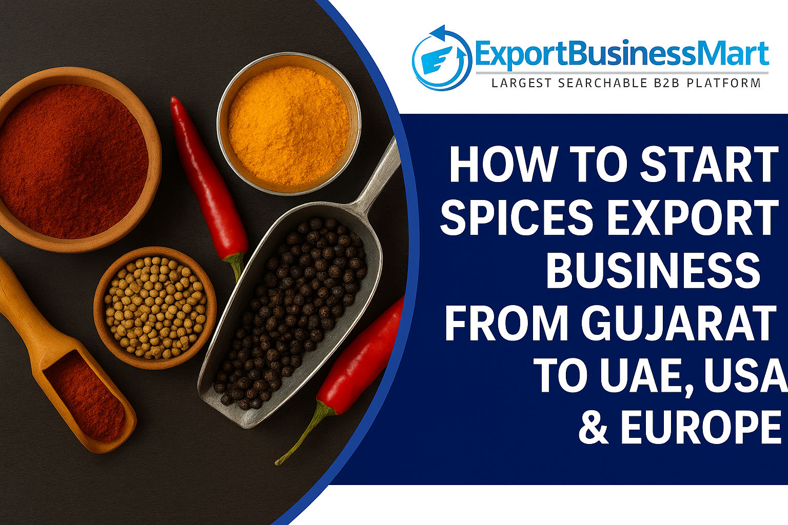 Start Spices Export from Gujarat to UAE, USA & Europe | 2025 Guide