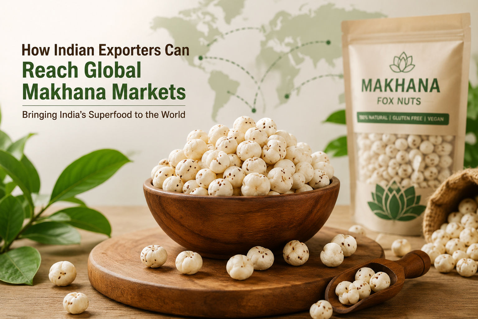 How Indian Exporters Can Reach Global Makhana Markets
