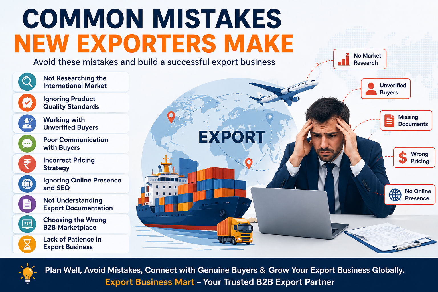 Common Mistakes New Exporters Make in International Trade
