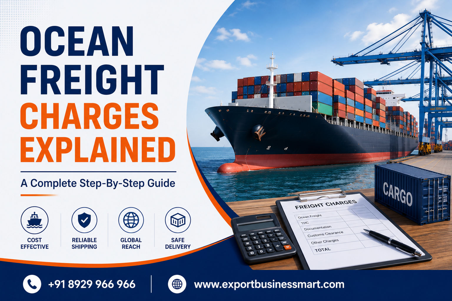 Ocean Freight Charges Explained: A Complete Step-By-Step Guide