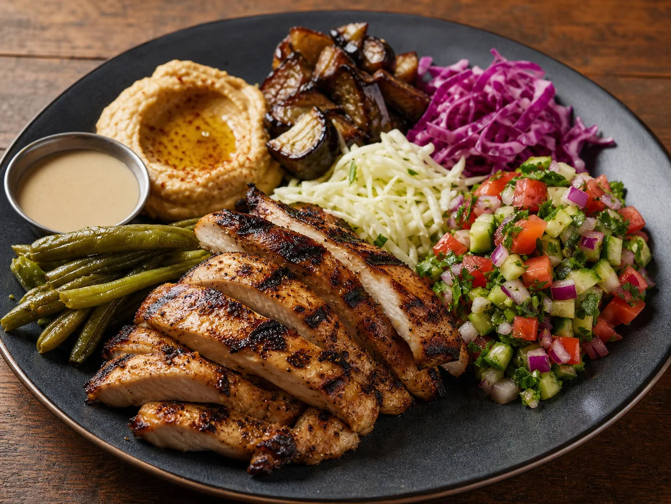 Assiette Poulet grillé