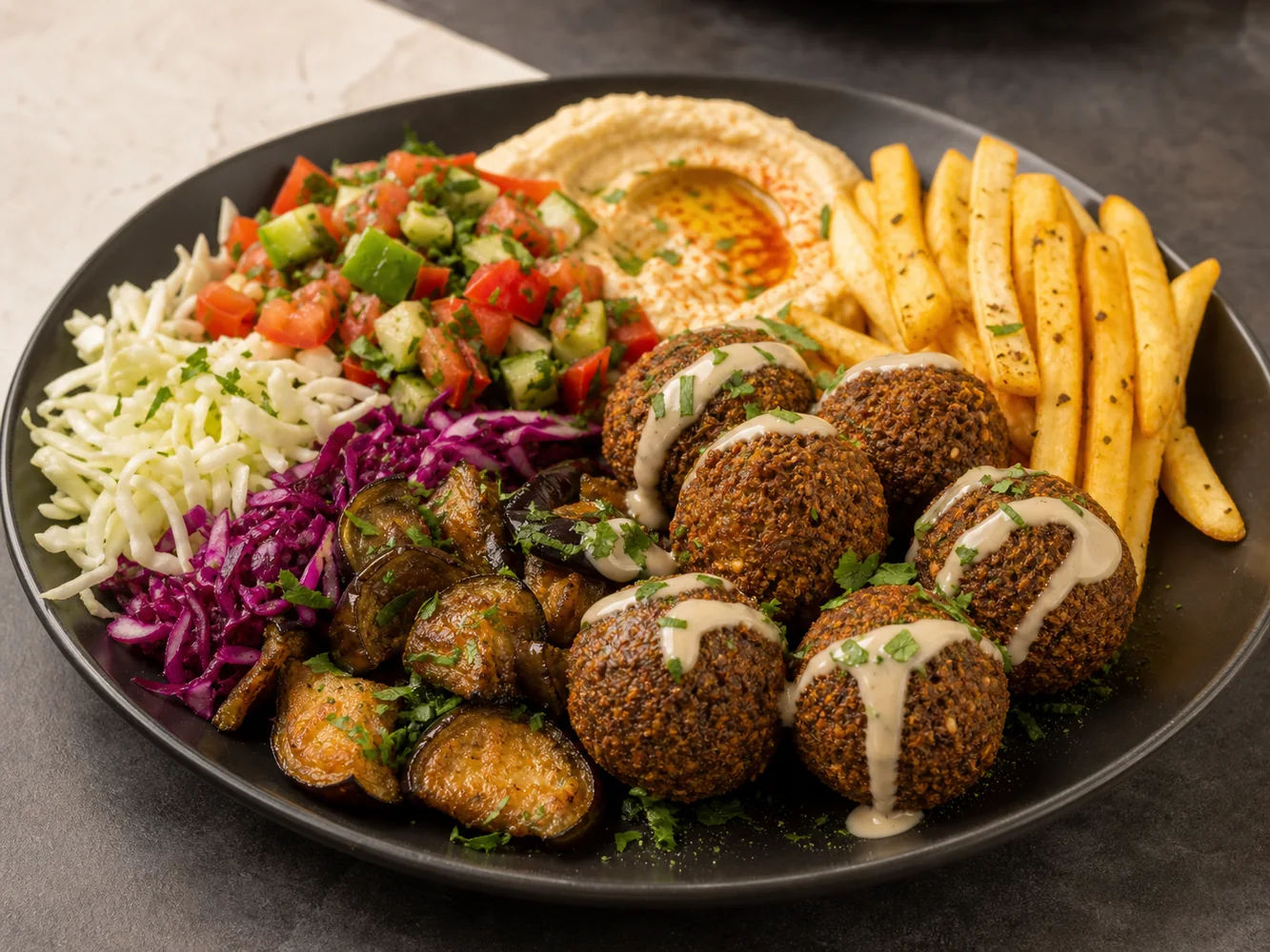 Assiette Falafel