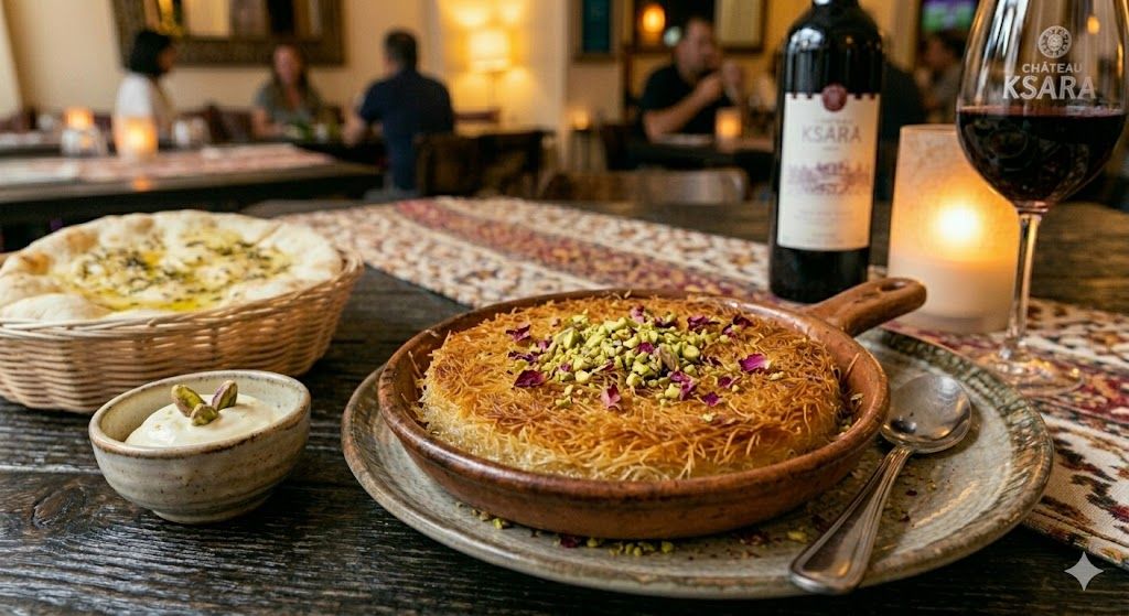Le Knafé Royal au Fromage et Sirop d’Attar