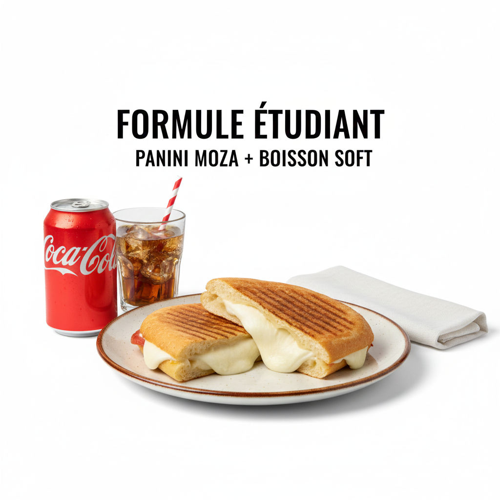 Formule étudiant · Panini mozza