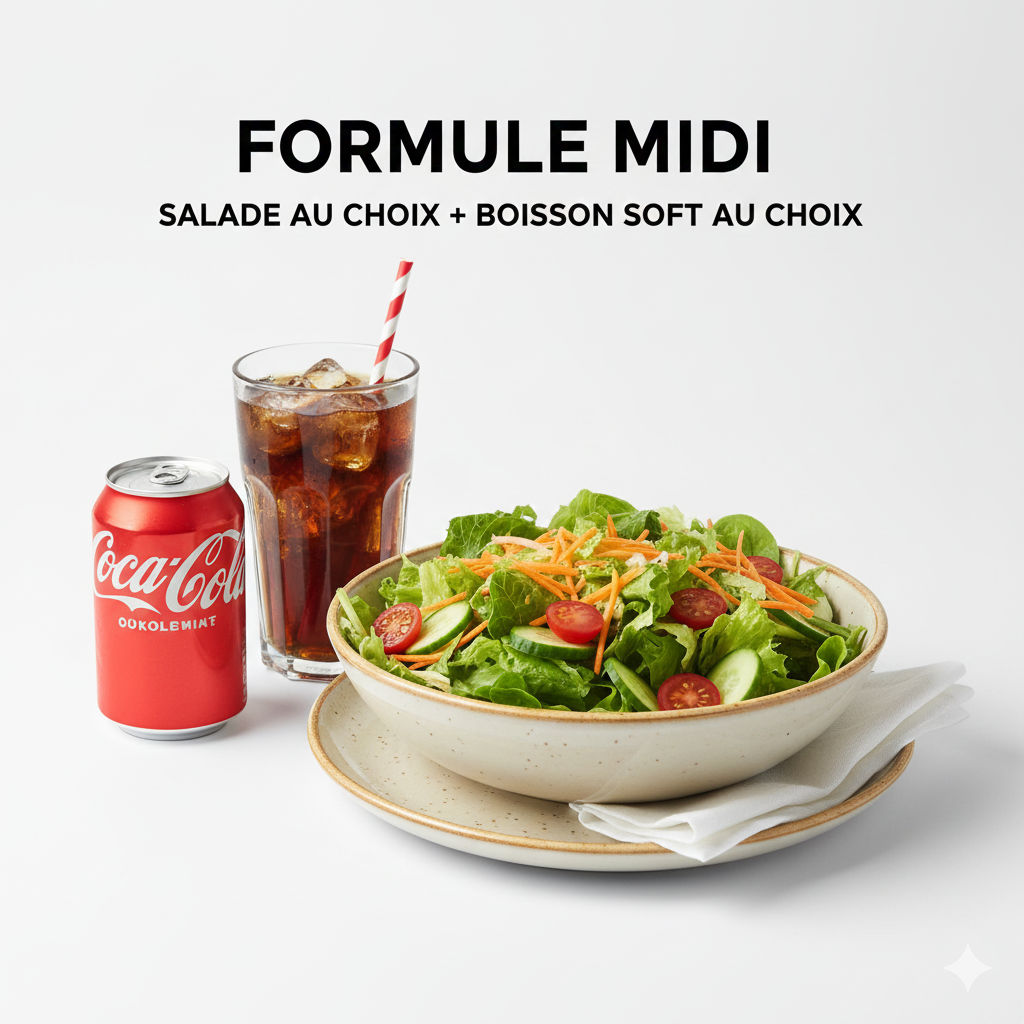 Formule salade + boisson