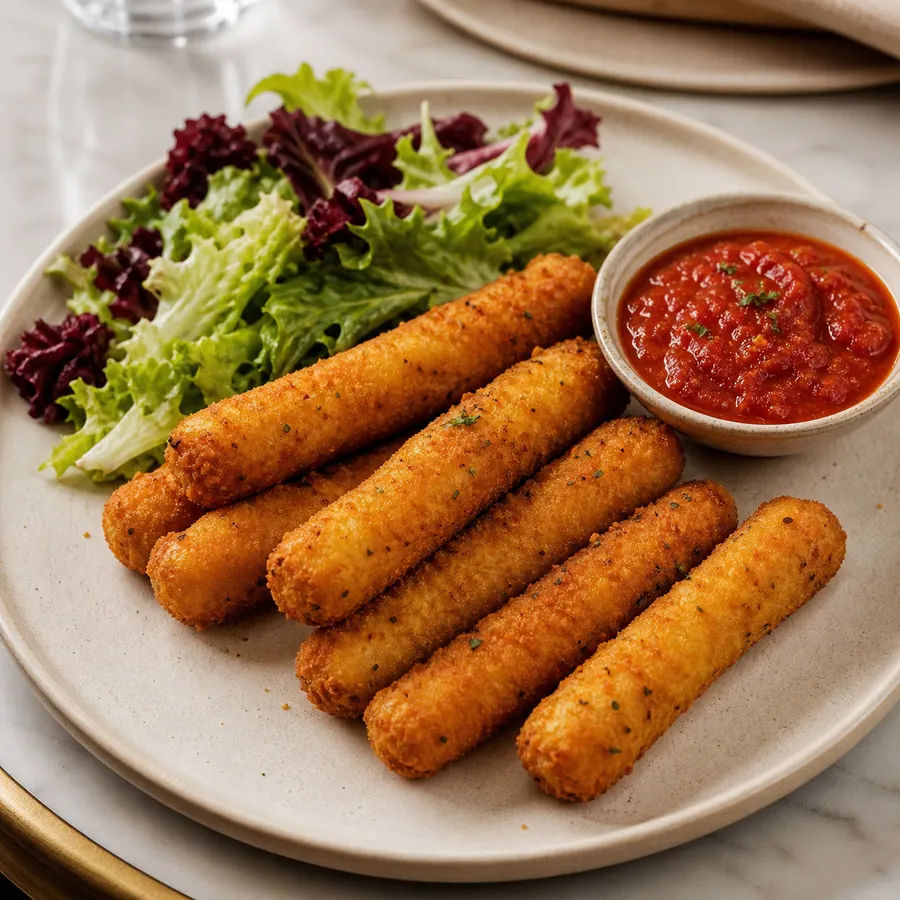 Sticks de mozzarella (6 pièces)
