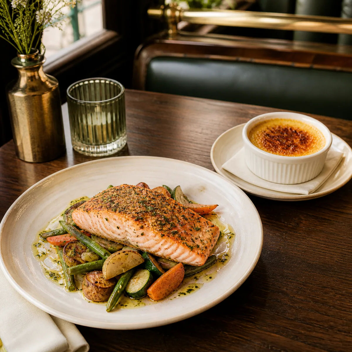 Plat du jour + dessert du jour