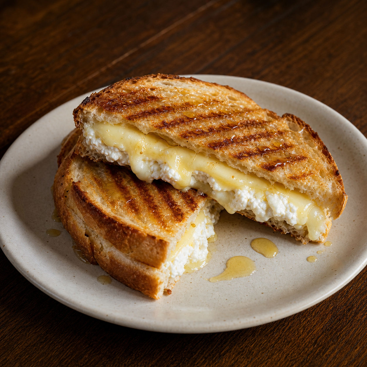 Panini chèvre miel
