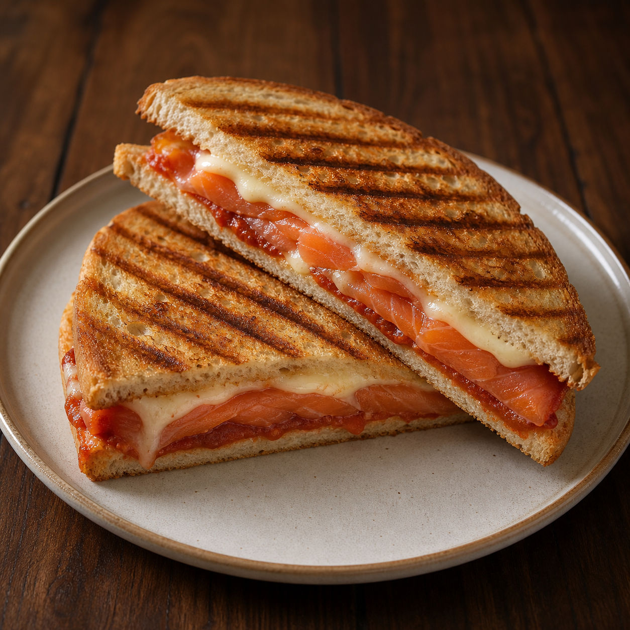Panini au saumon