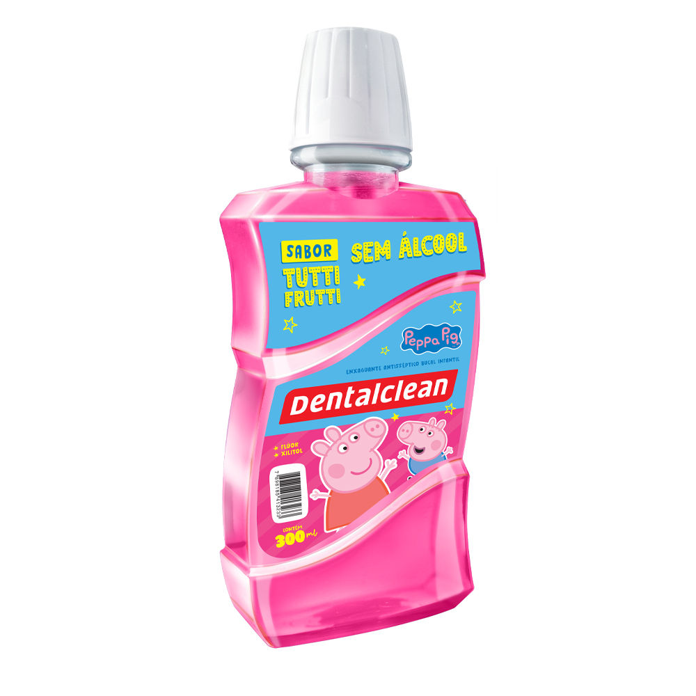 ENXAGUANTE BUCAL INFANTIL 300ML PEPPA DENTALCLEAN