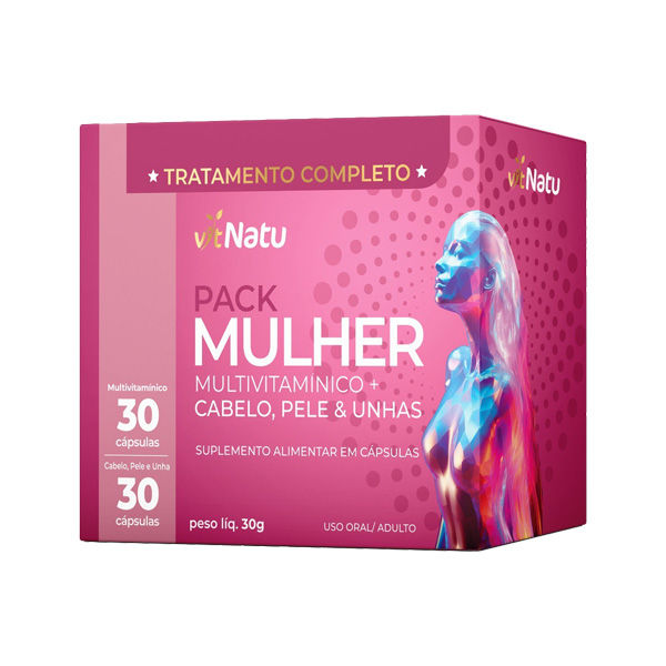 VIT NATU PACK MULHER 60 CAPS