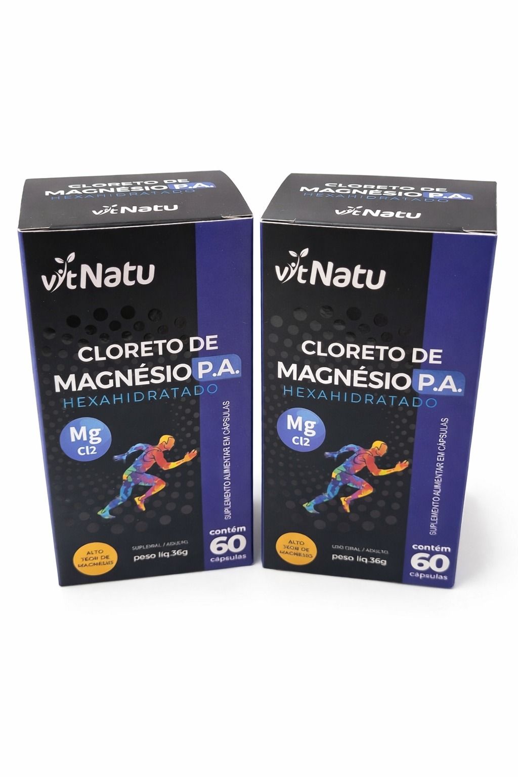 Cloreto De Magnésio Hexahidratado 60 Cápsulas Vitnatu