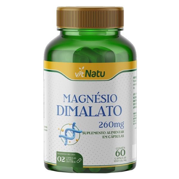 VIT NATU MAGNESIO DIMALATO C/60 CPS