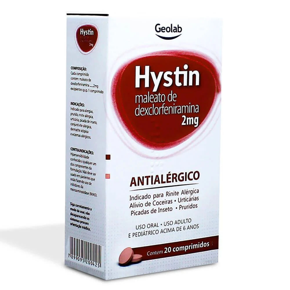 HYSTIN 2 MG 02 C/ 10