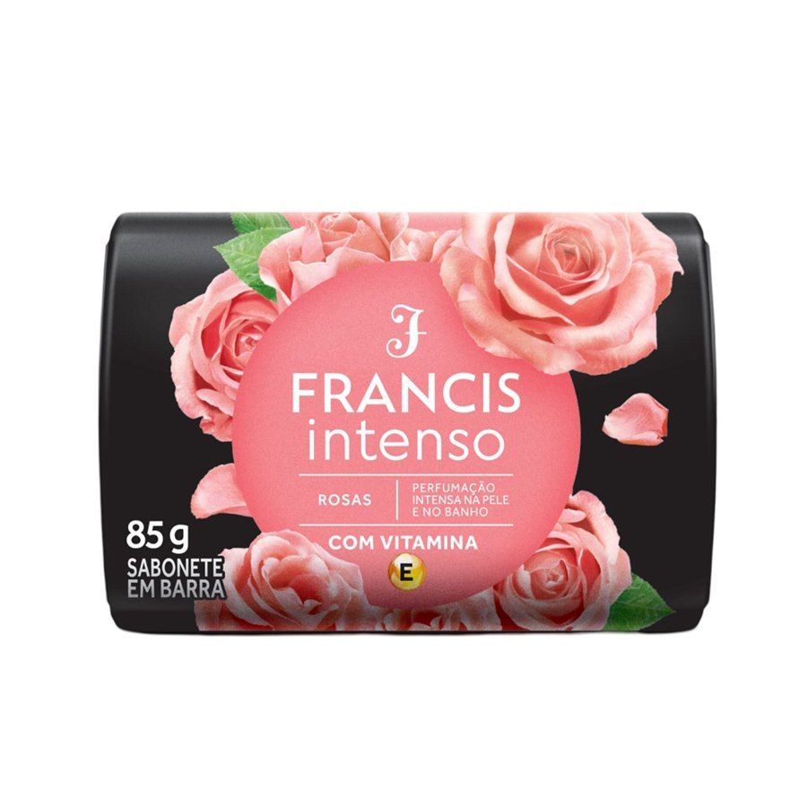 SABONETE BARRA FRANCIS INTENSO ROSAS 85G