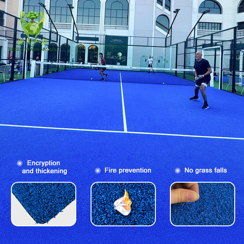 Chinese Factory Multifunctional Outdoor Sport Fields Padel Turf for Padel Tennis Court Golf Grass Synthetic Turf