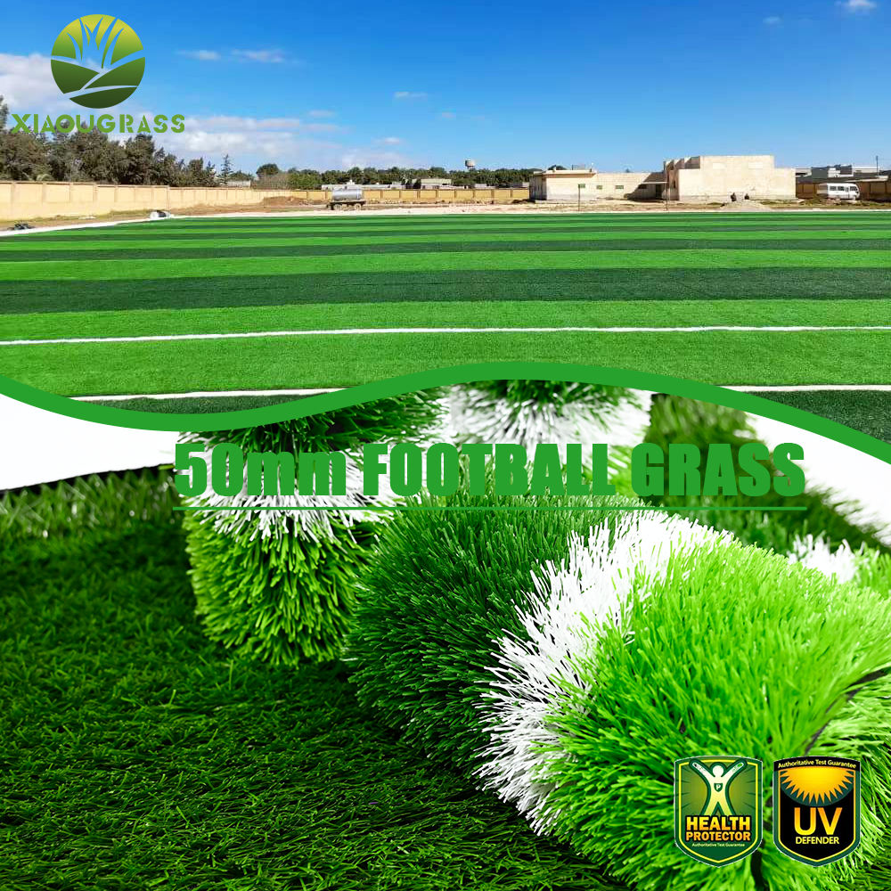 SGS CE Quality 40mm 50mm Football Grass Synthetic Turf Grass Artificial Football Turf