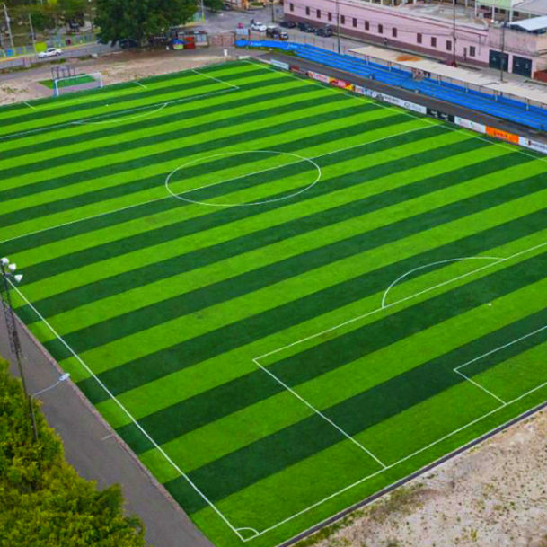 Linwoo 50mm Pile Height Gymnastics Lawn Gardens Durable PP Material Synthetic Football Grass Turf for Outdoor Soccer Fields