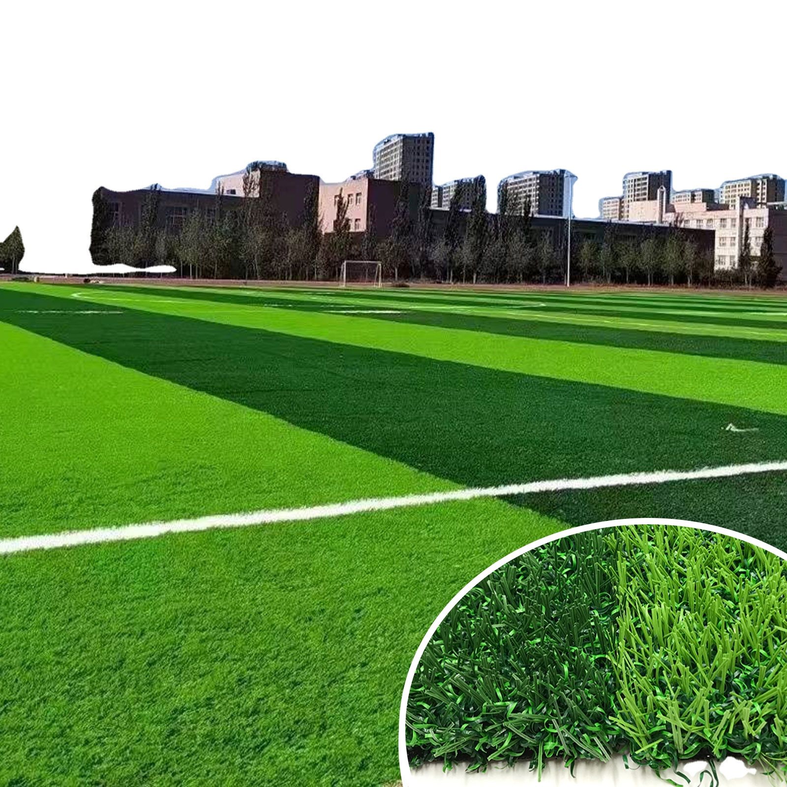 High Quality 50mm PE Artificial Turf for Soccer for Outdoor Football/Sports on Synthetic Grass Field