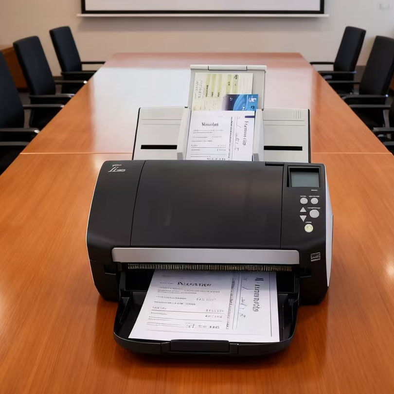 High-Speed Fujitsu Fi-7160 USB 600dpi Business Scanner with Automatic Document Feeder 2 Seconds Scan Speed Black in Stock