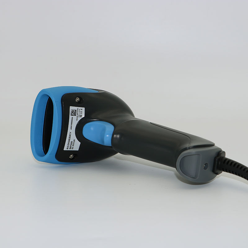 EMT2200 Barcode Scanner Handheld Wire Barcode Reader QR Code Scanner Barcode Scanning Gun Supermarket