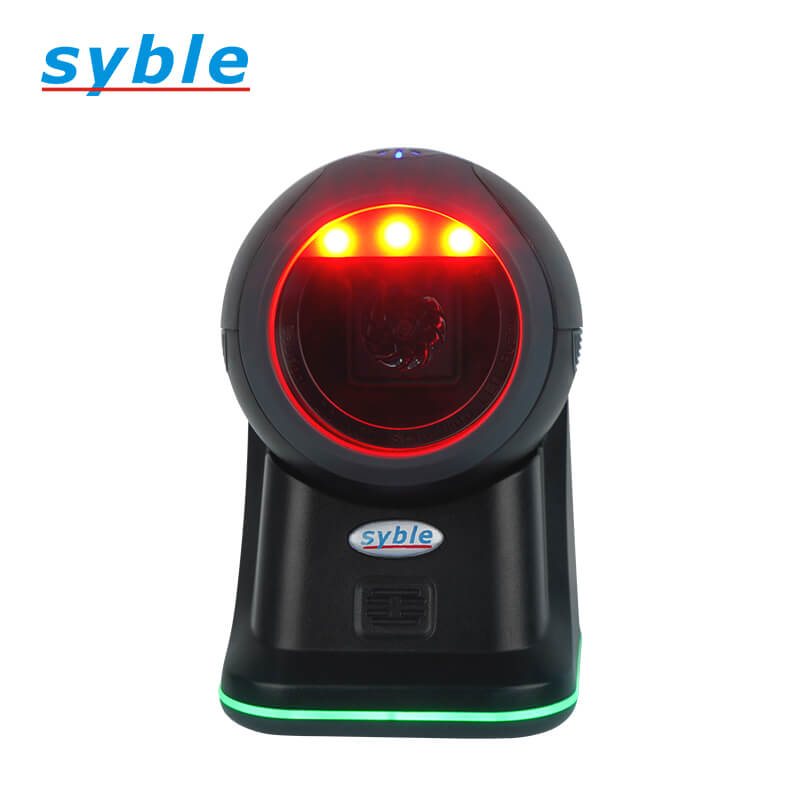 XB-8505 Syble Desktop Barcode Scanner 2d Omnidirectional for POS Supermarket Platform QR Code Reader