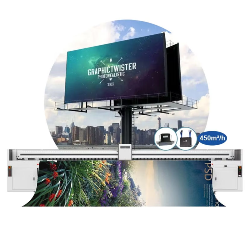 LETOP Factory 5300MM Imprimante Flex Imprimantes Large Format Starfire1024 Head Multi Color Banner Printer Impresora Starfire