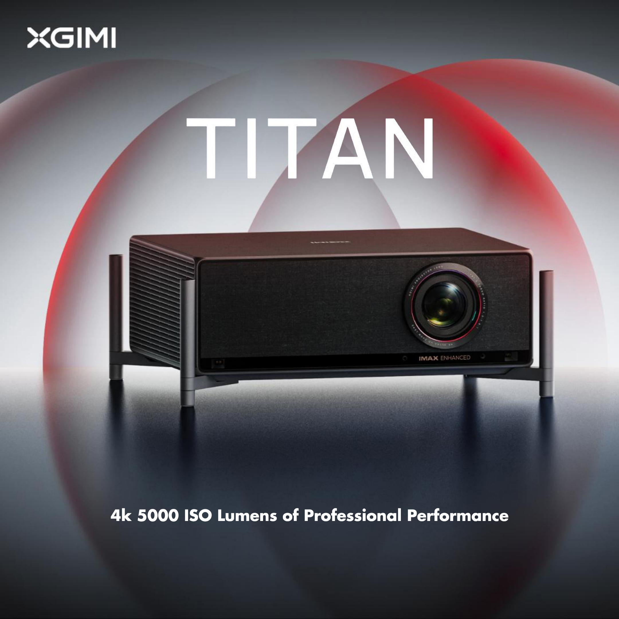 5000000:1 Dynamic Contrast Xgimi TITAN Dual Laser Projector 4K UHD Video Proyector 5000 ISO Lumens Home Smart DLP Projector