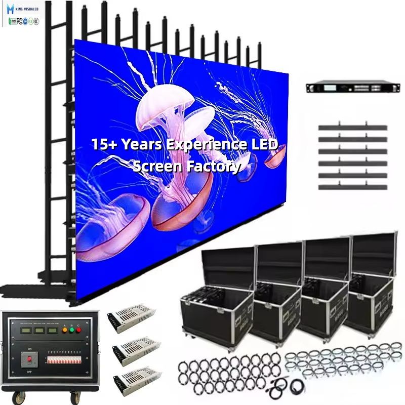 Factory Direct Price P3.91 3.91mm Indoor Led Advertising Screen 500*1000mm Cheap Led Video Wall Church Led Wall Pantalla Led