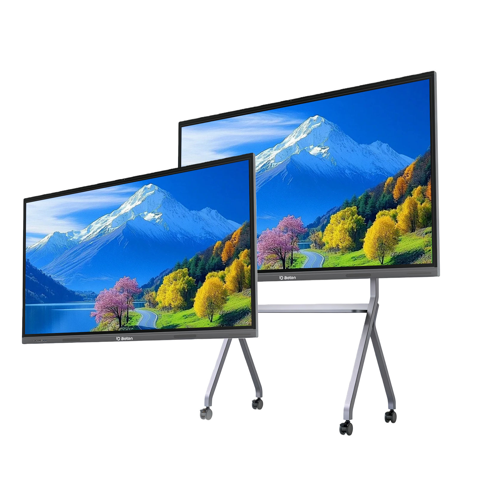 Factory Direct Interactive Flat Panel Display 65 75 86 98 110 Inch Touch Screen Android OPS for Education Conference CE