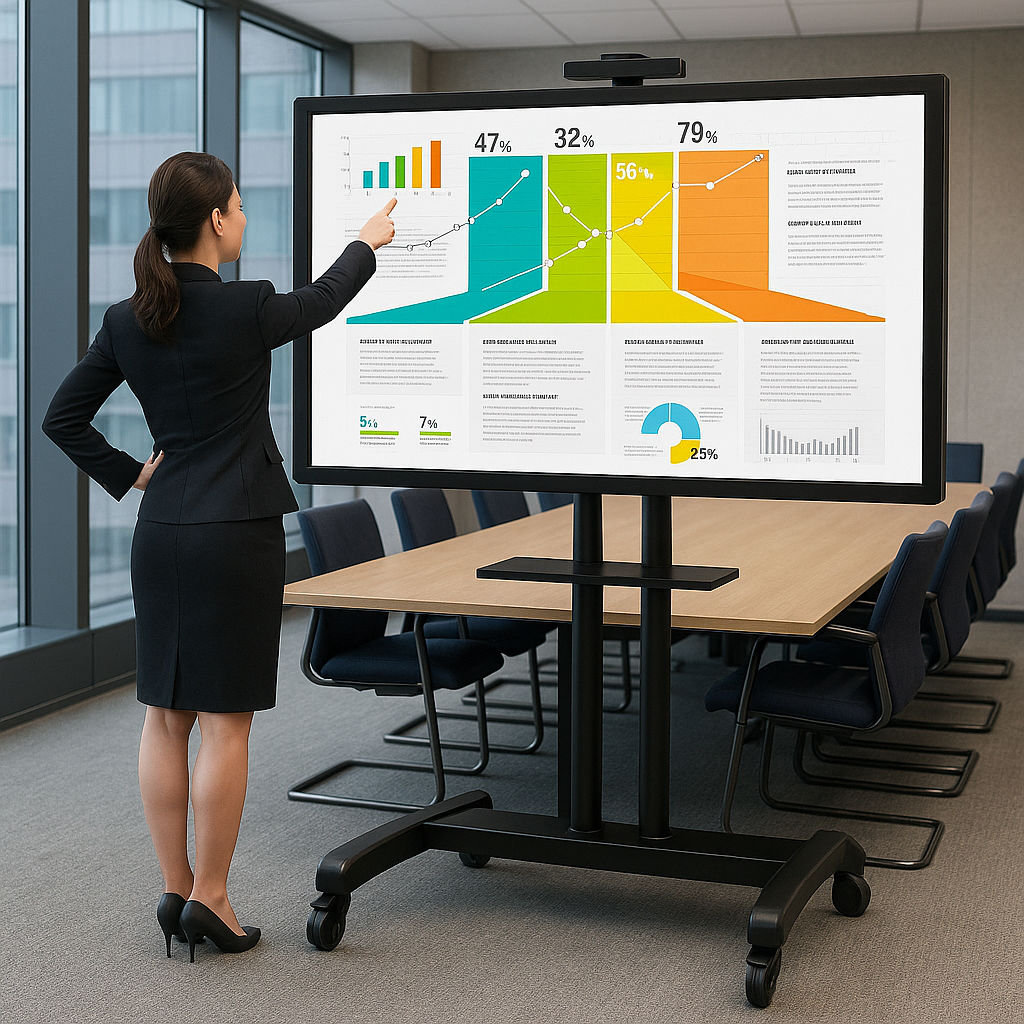 65 Inch Interactive Flat Panel Smart Board Touch Screen Digital Whiteboard for Classroom and Office Meeting