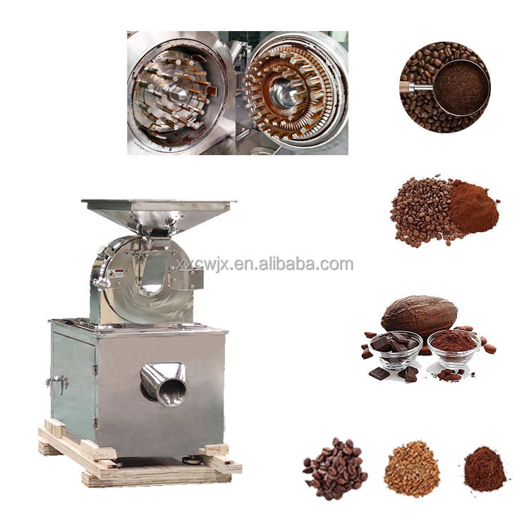 Industrial Coffee Cocoa Bean Universal Grinder Fine Powder Salt Grinding Sugar Kava Leaf Tea Pulverizer Mill Machine