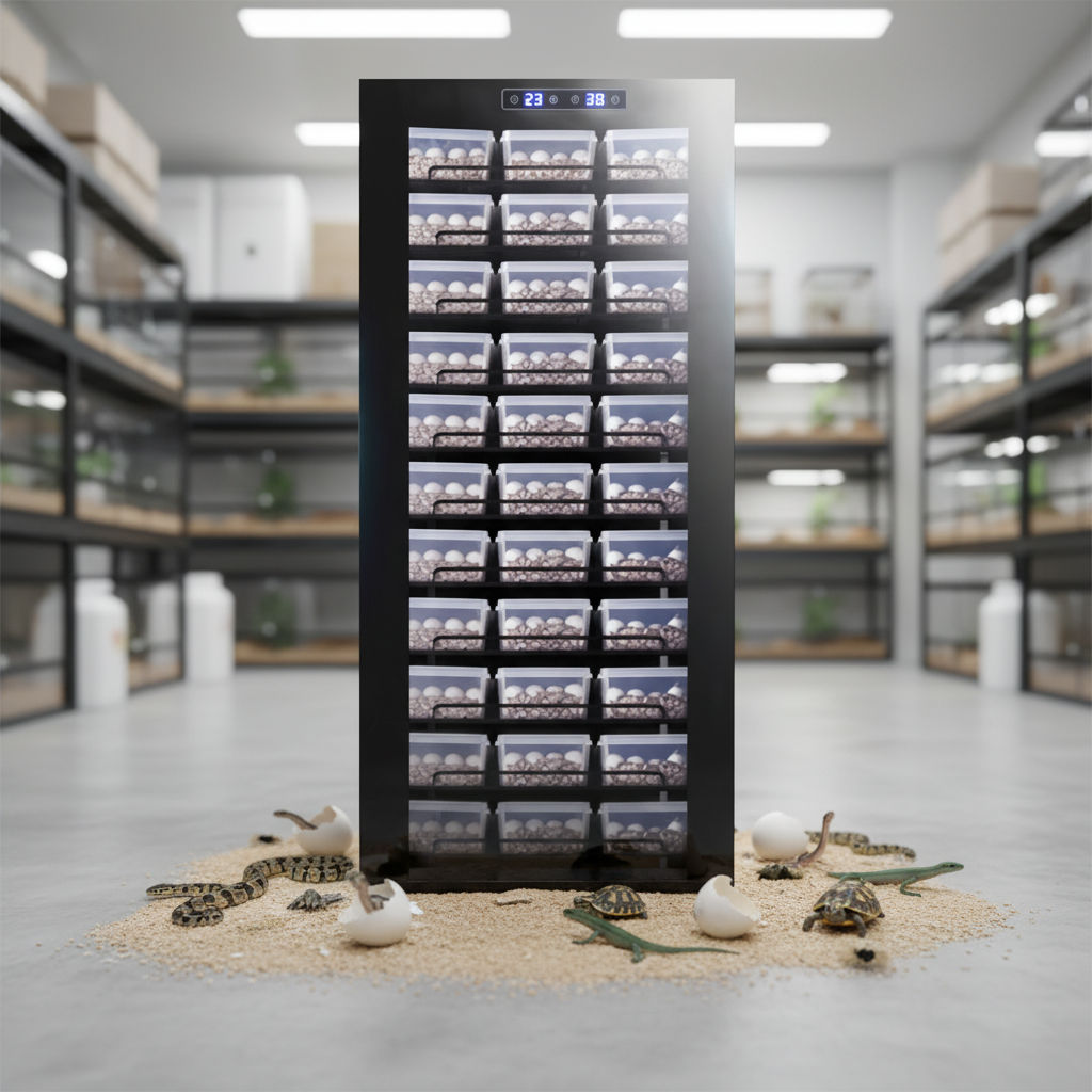 Fully Automatic New 220V High Hatching Rate Energy Saving Incubator for Baby Reptile Lizard Parrot Bird Chick Turtle Snake Egg