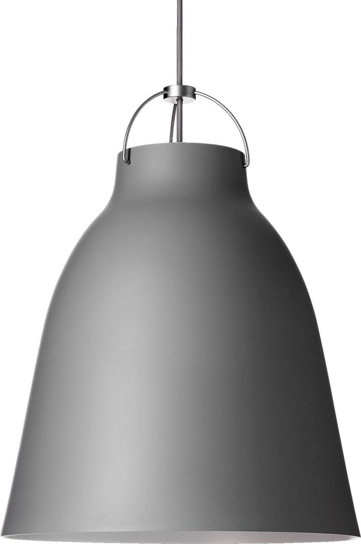 CARAVAGGIO MATT Pendant Lamp, P3, Grey45, Grey45 PVC Rope, Aluminum/Steel, Matte Paint-ztbJr5SUvw8