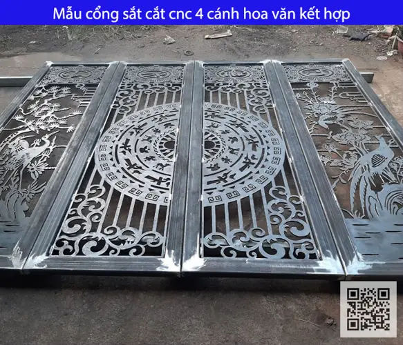 Cổng cắt CNC Tạo điểm nhấn đẹp cho ngôi nhà của bạn