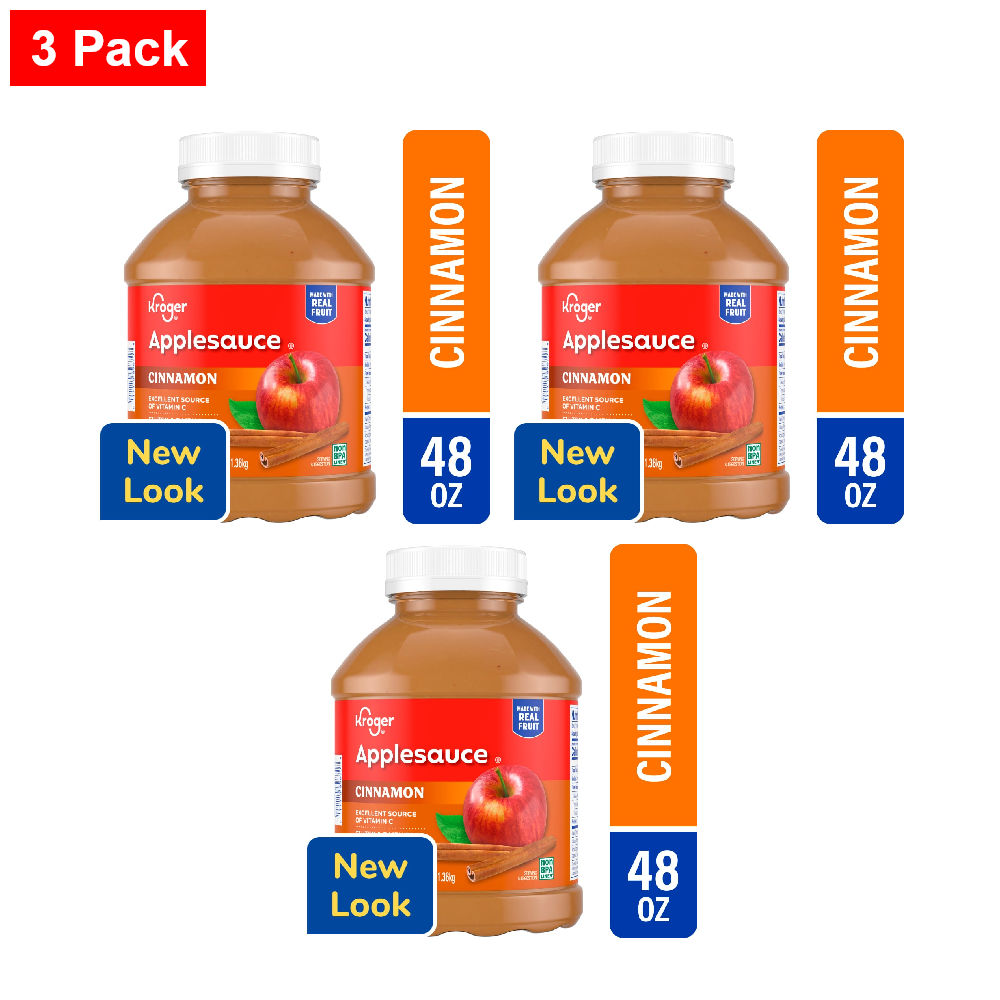 KG Cinnamon Applesauce 48 oz – 3 Pack