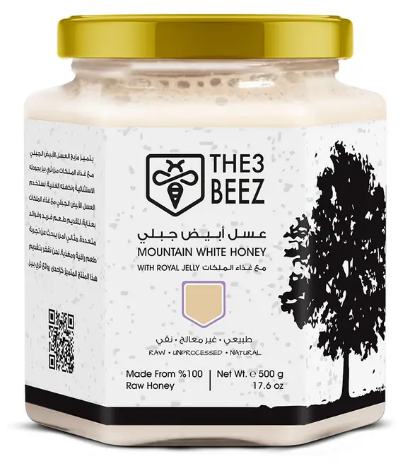 Mountain White Honey With Royal Jelly | 500g