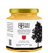 Mountain White Honey with Saffron | 250g