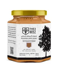 Mountain White Honey with Cinnamon and Turmeric | 250g